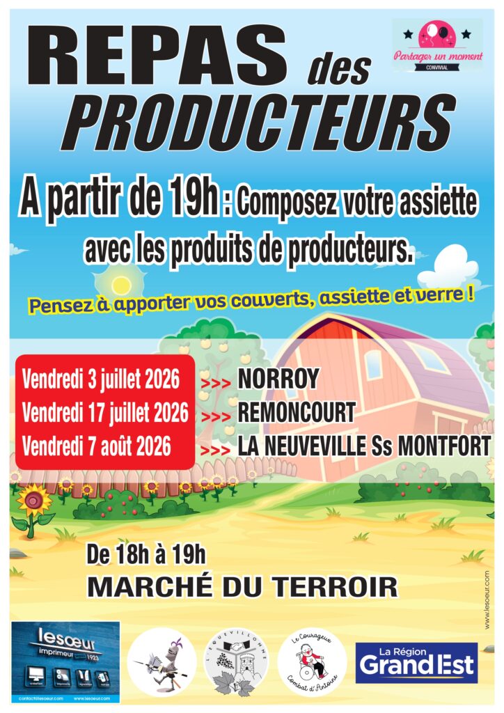 REPAS DES PRODUCTEURS